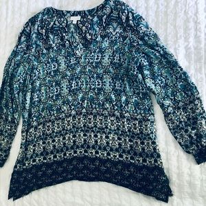 Style Polish with ease! Soft & lovely v neck tunic